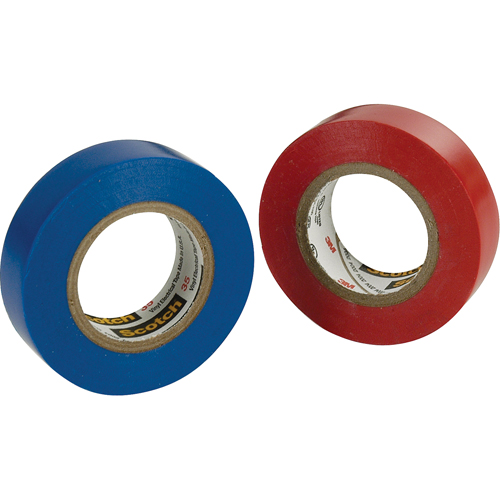 Scotch&reg; 35 Colour Coded Tape, 12.7 mm (1/2") x 20.1 m (66'), Blue, 7 mils M & M Nord Ouest Inc