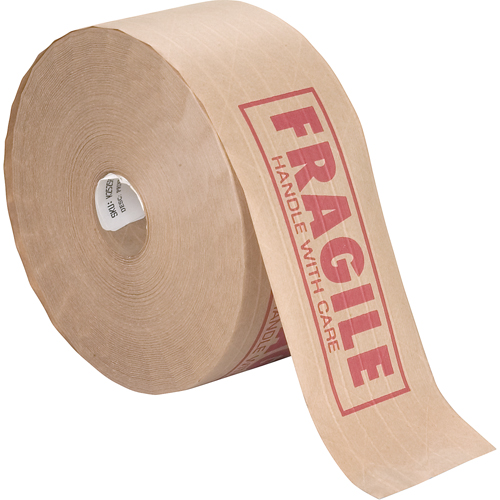 Rubans gommes pr&eacute;-imprim&eacute;s, 76 mm (3") x 137 m (449,475'), Kraft M & M Nord Ouest Inc