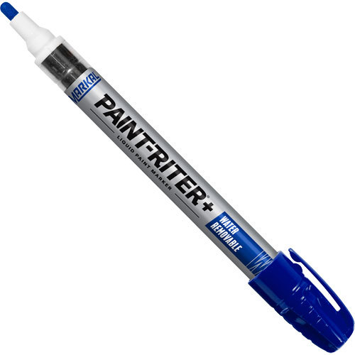 Paint-Riter&reg;+ Water Removable Paint Marker, Liquid, Blue M & M Nord Ouest Inc