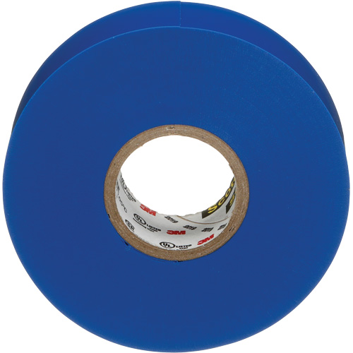 Rubans en vinyle pour codage en couleurs 35 Scotch, 19 mm (3/4") x 20,1 m (66'), Bleu, 7 mils M & M Nord Ouest Inc