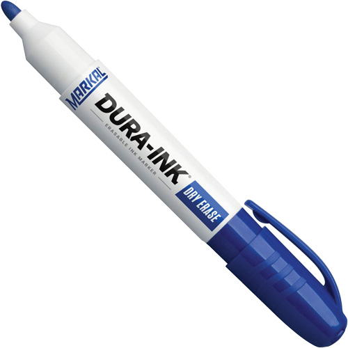 Dura-Ink&reg; Dry Erase Ink Markers, Blue, Bullet Tip M & M Nord Ouest Inc