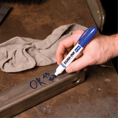Dura-Ink&reg; Dry Erase Ink Markers, Blue, Bullet Tip M & M Nord Ouest Inc