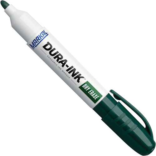 Dura-Ink&reg; Dry Erase Ink Markers, Green, Bullet Tip M & M Nord Ouest Inc