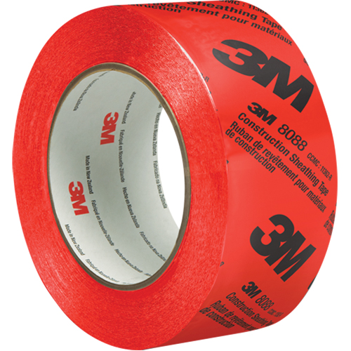 Construction Sheathing Tape 8088, 60 mm (2-3/8") x 66 m (216'), Red M & M Nord Ouest Inc