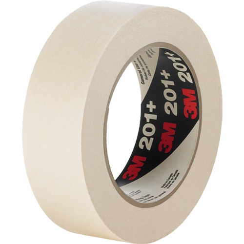 201+ General Use Masking Tape, 12 mm (1/2") x 55 m (180'), Tan M & M Nord Ouest Inc