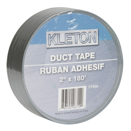 Utility Grade Duct Tape, 9 mils, Silver, 50 mm (2") x 55 m (180') M & M Nord Ouest Inc