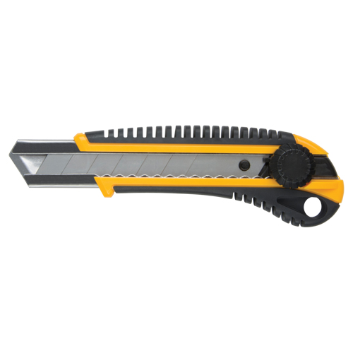 Couteau ATK800, 25 mm, Acier au carbone, Robuste, Prise en Caoutchouc M & M Nord Ouest Inc