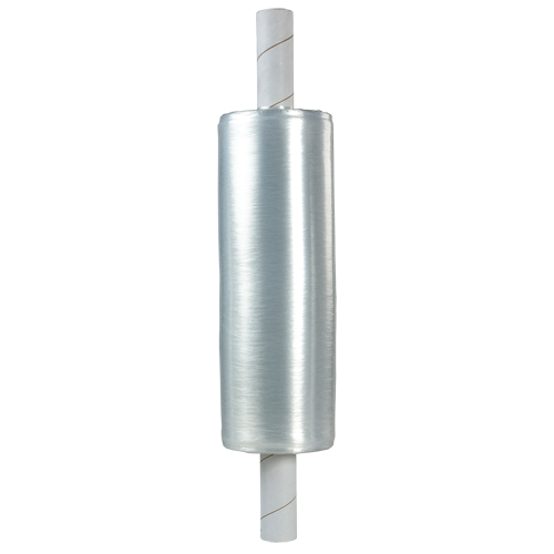 Film &eacute;tirable &agrave; la main, moyeu allong&eacute;, Calibre 80 (20,3 microm&egrave;tres), 20" x 1000', Transparent M & M Nord Ouest Inc