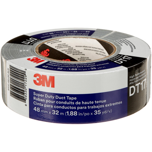 Ruban adh&eacute;sif super robuste DT17, 17 mils, Noir, 48 mm (2") x 32 m (105') M & M Nord Ouest Inc