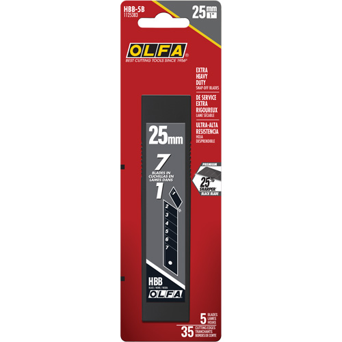 Ultra-Sharp Black Replacement Blades, Snap-Off Style M & M Nord Ouest Inc