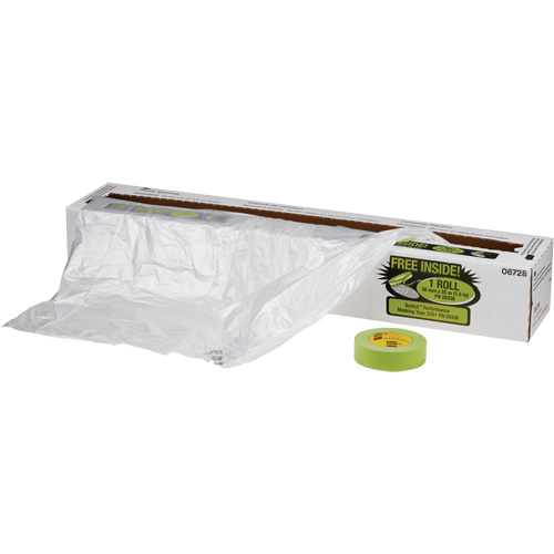 Trousse de pellicule de protection contre les surpulv&eacute;risations et ruban, 400' lo x 16' la, Plastique M & M Nord Ouest Inc