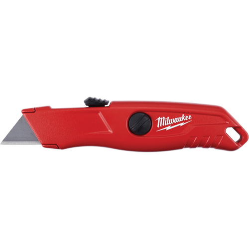 Self-Retracting Knife, 3/4", Steel, Metal Handle M & M Nord Ouest Inc
