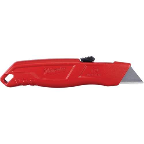 Self-Retracting Knife, 3/4", Steel, Metal Handle M & M Nord Ouest Inc