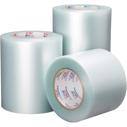 TransferRite&reg; Ultra Clear Tape, Polypropylene, 355.6 mm (14") W x 91.44 m (300') L, 3.9 mils Thick M & M Nord Ouest Inc