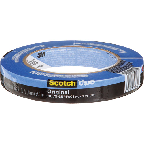 ScotchBlue Original Multi-Surface Painter's Tape 2090, 18 mm (3/4") x 54.8 m (180'), Blue M & M Nord Ouest Inc
