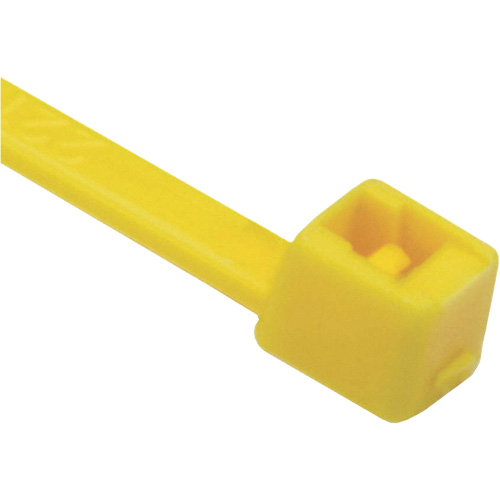 T Series Cable Ties, 8" Long, 50 lbs. Tensile Strength, Yellow M & M Nord Ouest Inc