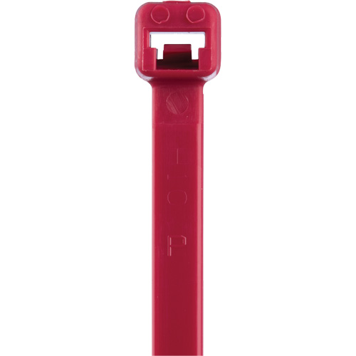 T Series Cable Ties, 8" Long, 50 lbs. Tensile Strength, Red M & M Nord Ouest Inc