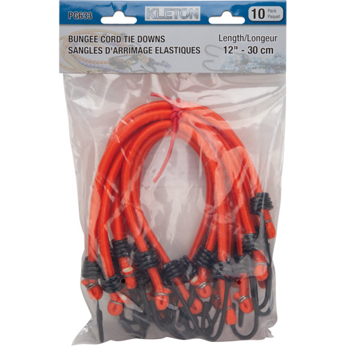 Bungee Cord Tie Downs, 12" M & M Nord Ouest Inc
