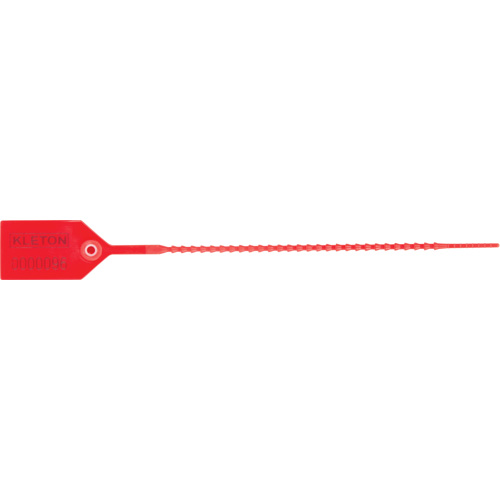 Standard-Duty Security Seal, 9", Plastic, Plastic Seal M & M Nord Ouest Inc