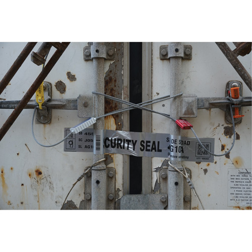 High Security Security Seal, 12", Metal, Cable Seal M & M Nord Ouest Inc