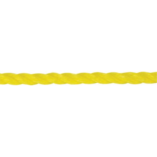1/4" Braided Yellow Rope, Polypropylene, 1300' M & M Nord Ouest Inc