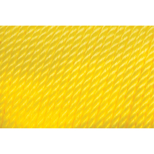 1/4" Braided Yellow Rope, Polypropylene, 1300' M & M Nord Ouest Inc