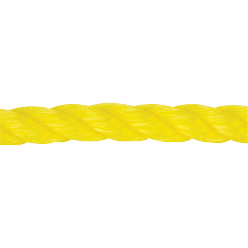 Corde jaune tress&eacute;e 1/2", Polypropyl&egrave;ne, 335' M & M Nord Ouest Inc