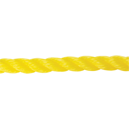 Corde jaune tress&eacute;e 5/8", Polypropyl&egrave;ne, 200' M & M Nord Ouest Inc