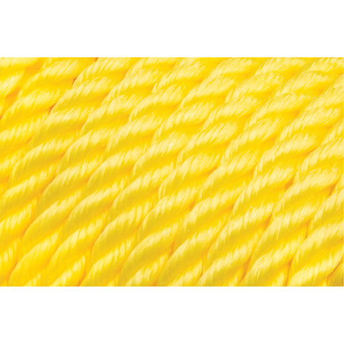 Corde jaune tress&eacute;e 5/8", Polypropyl&egrave;ne, 200' M & M Nord Ouest Inc