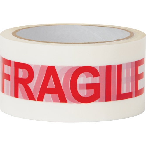 "Fragile" Box Sealing Tape, Hot Melt Adhesive, 2 mils, 48 mm (2") x 100 m (328') M & M Nord Ouest Inc