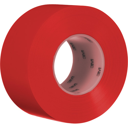 Ruban de marquage de planchers durable 971, 3" x 108', Vinyle, Rouge M & M Nord Ouest Inc
