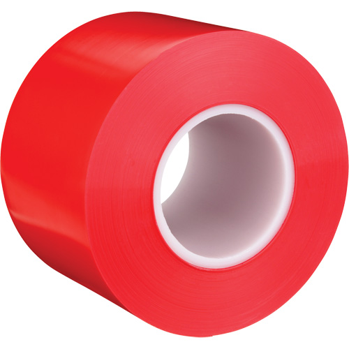 Durable Floor Marking Tape 971, 4" x 108', Vinyl, Red M & M Nord Ouest Inc