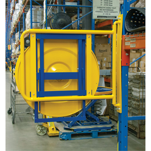 Strapping Dispenser, Polyester/Steel/Polypropylene Straps, 16"/8" Core Dia., 3"/8"/6" Roll Width M & M Nord Ouest Inc