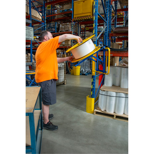 Strapping Dispenser, Polyester/Steel/Polypropylene Straps, 16"/8" Core Dia., 3"/8"/6" Roll Width M & M Nord Ouest Inc