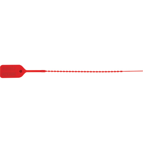 Standard-Duty Security Seal, 9", Plastic, Pull-Through M & M Nord Ouest Inc