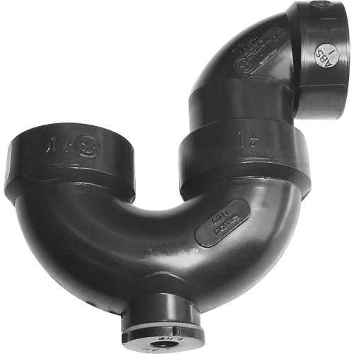Siphon-P avec joint &agrave; colle &agrave; solvant et regard de nettoyage M & M Nord Ouest Inc