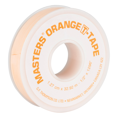 Ruban T, 1296" lo x 1/2" la, Orange M & M Nord Ouest Inc