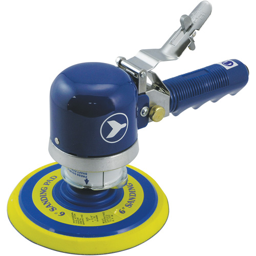 Heavy-Duty Dual-Action Quiet Random Orbit Sander, 6" Dia., 1/4" NPT Inlet, 10000 RPM M & M Nord Ouest Inc