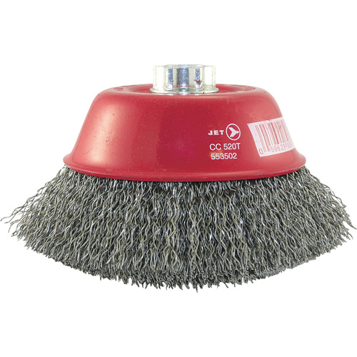 Brosse-boisseau &agrave; fils cr&ecirc;p&eacute;s en acier M & M Nord Ouest Inc