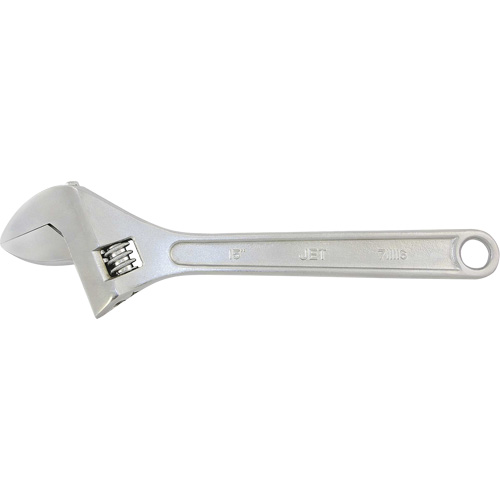 AW-15 Adjustable Wrench, 15" L, 1-7/8" Max Width, Chrome M & M Nord Ouest Inc