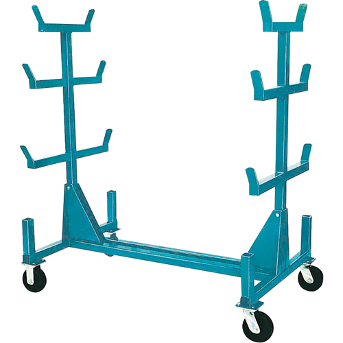 Supports mobiles pour tuyaux & barres, Acier, 34" la x 61" p x 58" h, Capacit&eacute; de 1000 lb M & M Nord Ouest Inc