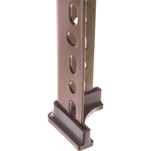Accessoires pour corni&egrave;res perfor&eacute;es - Pied en plastique (montant simple) M & M Nord Ouest Inc