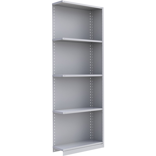 Interlok Shelving Unit, Steel, Boltless, 800 lbs. Capacity, 36" W x 100" H x 24" D M & M Nord Ouest Inc