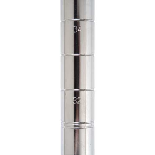 Montant pour &eacute;tag&egrave;res robustes en treillis chromat&eacute;, 54" ha M & M Nord Ouest Inc