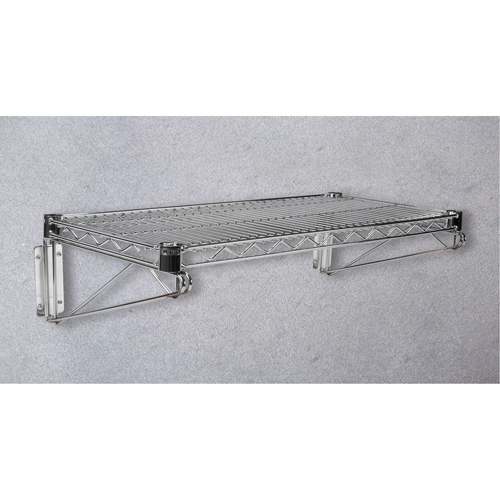 Tablette en treillis pour &eacute;tag&egrave;re robuste en treillis chromat&eacute;, 30" la x 14" p, Capacit&eacute; de 800 lb M & M Nord Ouest Inc