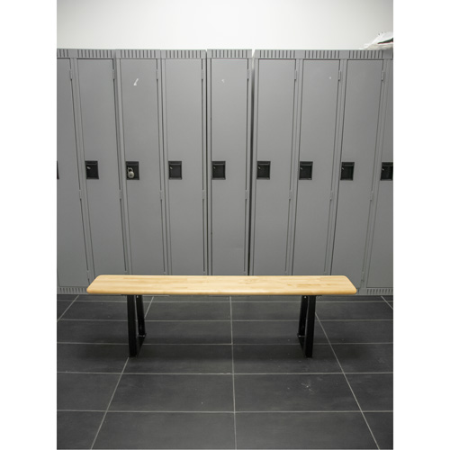 Banc pour vestiaire, Bois, 72" lo x 9-1/2" la x 16-1/2" h M & M Nord Ouest Inc