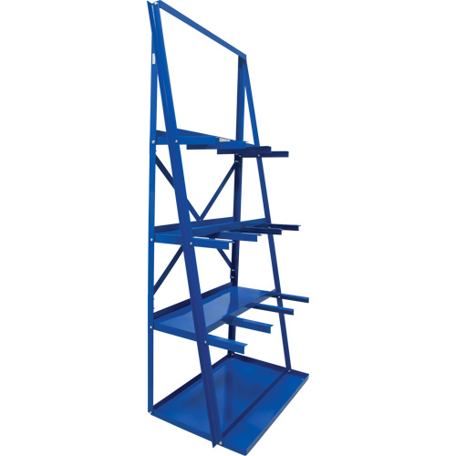 Bar Storage Rack, Vertical, 3 Levels, 36" W x 24" D x 84" H, 3000 lbs. Cap. M & M Nord Ouest Inc