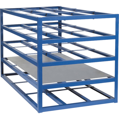Horizontal Sheet Racks, 103" W x 55" D x 48" H, 2000 lbs. Capacity M & M Nord Ouest Inc