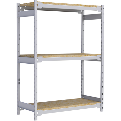&eacute;tag&egrave;re-classeur de grande largeur, Acier, 3 Tablettes, 42" la x 18" p x 60" h M & M Nord Ouest Inc