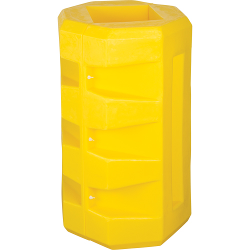 Protecteurs de colonne, Ouverture int&eacute;rieure 12-1/4" x 12-1/4", 23-1/2" lo x 23-1/2" la x 39-1/2" h, Jaune M & M Nord Ouest Inc
